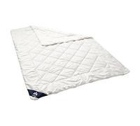 Irisette Light quilted duvet natural hair fiber white size 155x220 cm