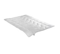 Irisette Lotte Lightweight Summer Duvet - Made in Germany - Duvet with Top Cool Fabric, Washable at 95 Degrees, Includes Storage Bag, 155 x 220 cm, White, Oeko-Tex Certified
