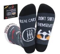 IRISGOD Funny Nerd Socks | Cool Stocking Stuffers | Holidday Gifts For Men and Women, Racing, One Size