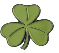 Irish 3 Leaf Clover Shamrock - St Patrick's Day Metal Enamel Pin Badge Lapel 2.2 x 2.2 cm - Ireland Heritage and Luck Symbol