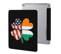 Irish A-mericans Flag Shamrock Case Compatible for IPAD 2017/2018/Air1/Air2 (9.7in) Tablet Cases Protective Stand Cover