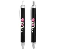 Irish Ballpoint Pens Retractable Blue Ink Ball Point Pen Smooth Writing Work Pen 2 PCS