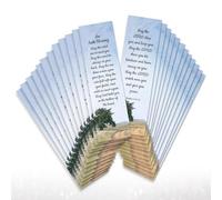 Irish Blessing Bookmarks 24 Pack Bulk Encouragement Keepsake Cards Farewell Memorial and St Patricks Day Favors 7.25" x 2"