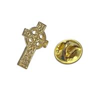 Irish Blessing Celtic Cross Lapel Pin Brooch - Great Christian Gift | Spiritual Accessory for Clothing and Bags 0302
