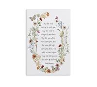 Irish Blessing Christian Print Vintage Style Poster Set - Wall Decor, Aesthetic Canvas Painting for A Cozy Homer 12x18inch(30x45cm)