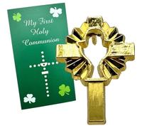 Irish Blessing First Communion Pin Set Metal Lapel with Made in the USA Holy Prayer Card Catholic Keepsake Gift