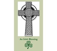 Irish Blessing LAMINATED Prayer Card (5-pack) with a Free Bonus Card of "Divine Mercy" and One of the "Footprints" Story