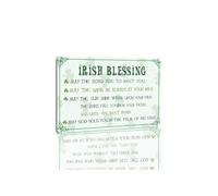 Irish Blessing Metal Tin Sign Funny St Patricks Day Lucky House Vintage Tin Sign for Cafe Home Bar Wall Plaque Gift 8x12 inch, SDF-L201