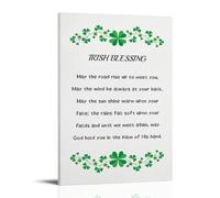 Irish Blessing Modern Quote Vintage Style Poster Set - Wall Decor, Aesthetic Canvas Painting for A Cozy Homer 12x18inch(30x45cm)