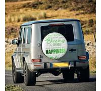 Irish Blessing St Patrick'S Day Rv Spare Tire Cover For Trailers,Waterproof Dust-Proof Camper Spare Tire Cover Tire Protectors For Trailer