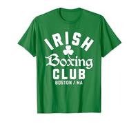 Irish Boxing Club Boston Shamrock St. Patrick's Gloves Pub T-Shirt