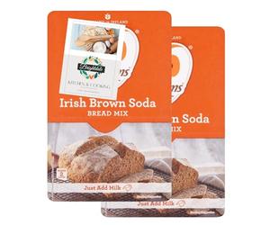 Irish Bread Mix Bundle for Odlums Irish Brown Soda Bread Mix 1kg 2 Pack + Brightdale Kitchen Booklet