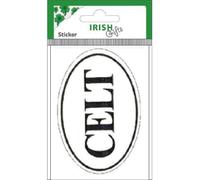 Irish Car Sticker - Celt Oval Shape Sticker