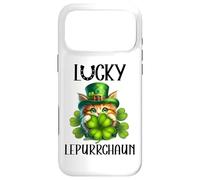 Irish Cat St Patricks Funny Catricks Feline Lucky Shenanigan Case for iPhone 17 Pro Max