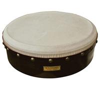 Irish Celtic Bodhrán Drum 16 Inch Tunable Mahogany Wood Shell with Natural Goat Skin Head, Professional Traditional Irish Frame Drum with Beater and Tuning Key - Waltons