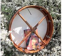 Irish Celtic Bodhran Tunable with Teaching Book