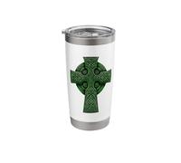 Irish Celtic Cross Knot Christian Holy Trinity Scottish Celt Stainless Steel Insulated Tumbler