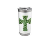 Irish Celtic Cross Knot Christian Holy Trinity Scottish Celt Stainless Steel Insulated Tumbler
