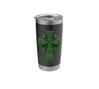 Irish Celtic Cross Knot Christian Holy Trinity Scottish Celt Stainless Steel Insulated Tumbler