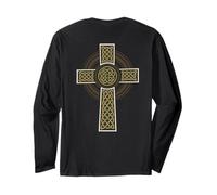Irish Celtic Cross Knot - Holy Trinity Long Sleeve T-Shirt
