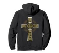 Irish Celtic Cross Knot - Holy Trinity Pullover Hoodie