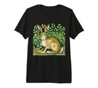 Irish Celtic Hare St Patrick's Day Rabbit Celtic Knot Women Premium T-Shirt