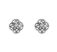 Irish Celtic Knot Sterling Silver Stud Earrings - Unusual Irish Jewellery