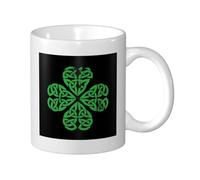 Irish Celts Shamrock Tea Cup Cute Mug Funny Coffee Mug for Beverages Hot Chocolate Latte 330Ml