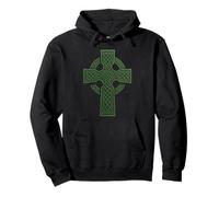 Irish Christian Celtic Cross - Celtic Knot Pullover Hoodie