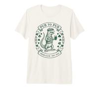 Irish Common Lizard Monochrome Pub to Pub St. Patrick's Day Premium T-Shirt
