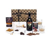 Irish Cream Liqueur Gift Set with Chocolates & Snacks - Cream Liqueur & Chocolate Selection Box (Standard Gift Box)