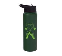 Irish Dance Shoe Clover Ceili Instructor Stepdance Dancer Stainless Steel Insulated Water Bottle