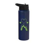 Irish Dance Shoe Clover Ceili Instructor Stepdance Dancer Stainless Steel Insulated Water Bottle