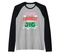 Irish Dance Step Dancing Celtic Fan Gaelic Rhythm Passion Raglan Baseball Tee