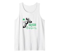 Irish Dancer Ghillies Shamrock Girls Irish Dance Tank Top