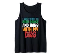 Irish Dancer I Just Want to Irish Dance and Hang with My Dog Tank Top