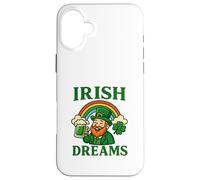 Irish Dreams Leprechaun Celebration Design Case for iPhone 16 Plus
