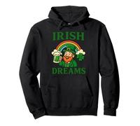 Irish Dreams Leprechaun Celebration Design Pullover Hoodie