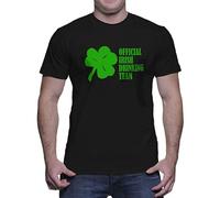 Irish Drinking Team for St.Patrick`S Day Mens Outdoor Graphic T-Shirt Black XXL