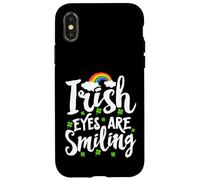 Irish Eyes Are Smiling - Irish Shenanigans St Patricks Day Case for iPhone X/XS