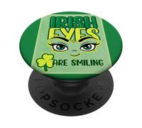Irish Eyes are Smiling St Patrick's Day PopSockets Adhesive PopGrip