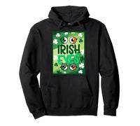 Irish Eyes Flag Colors St Patrick's Day Pullover Hoodie