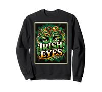 Irish Eyes Ornate St Patrick's Day Sweatshirt