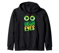 Irish Eyes St Patrick's Day Zip Hoodie