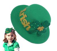 Irish Festival Hairpin | Cute Headwear Costume Accessories | Shamrock Hairpin Costume Accessories,for Ladies Girls Teens Holiday Daily Party Gathering Carnival