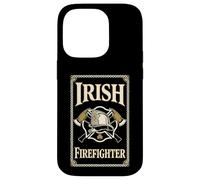 Irish Firefighter Celtic Crest Emblem Design Case for iPhone 14 Pro