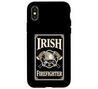 Irish Firefighter Celtic Crest Emblem Design Case for iPhone X/XS