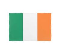 Irish Flag 12in *18 In Durable Placemats Set Of Six For Dining Table Heat Insulation Anti-Slip Wear-Resistant