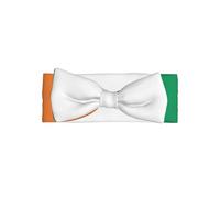 Irish flag Adorable Baby Bow Headband Soft and Stretchy Infant Hair Accessory for 0-6 Months Baby Showers soft skin-friendly elastic