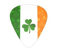 irish flag Advanced guitar pick 12 pieces Three thicknesses for bass, electric guitar, acoustic guitar bag